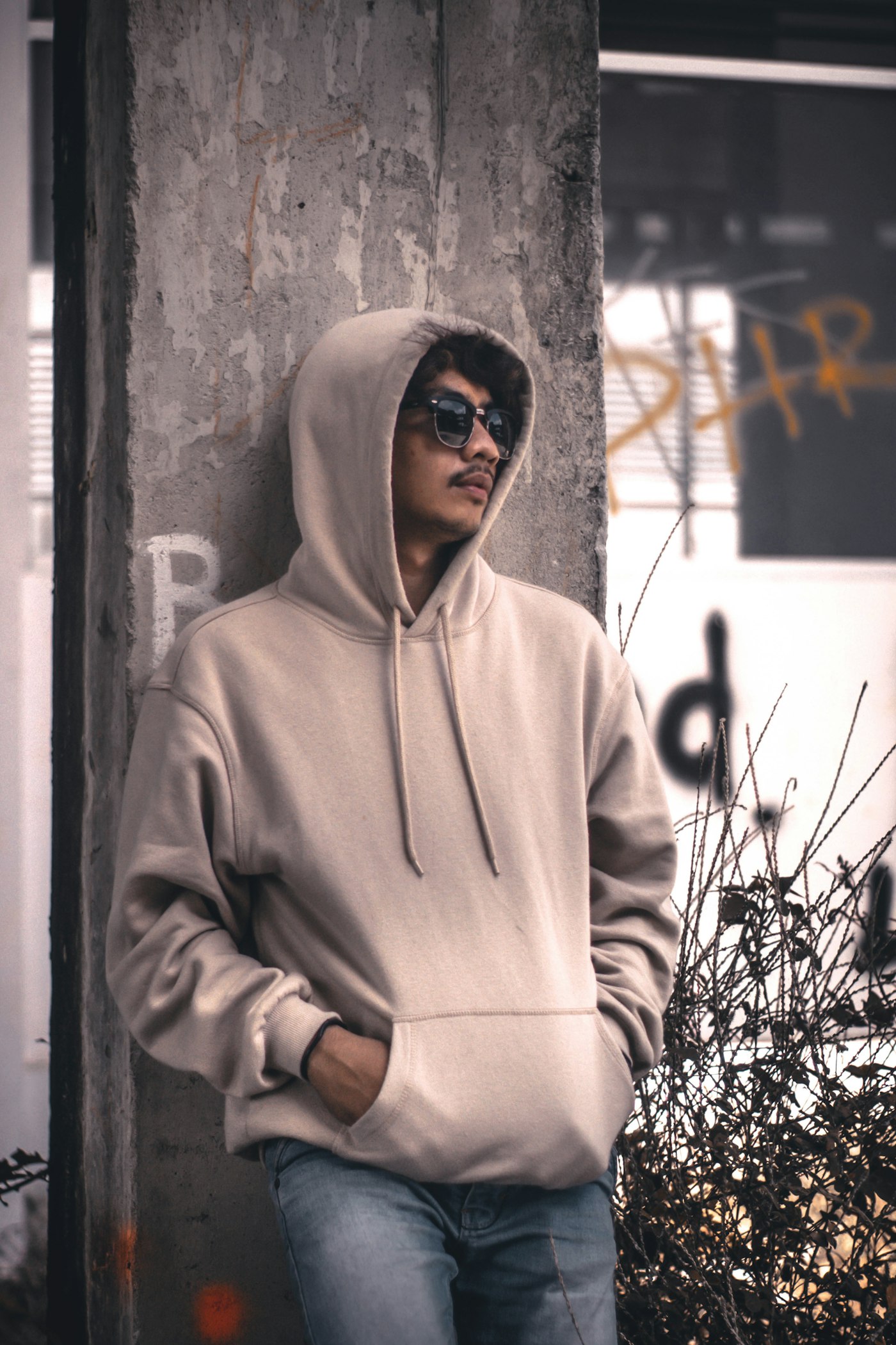 Archive Hoodie worn on campus